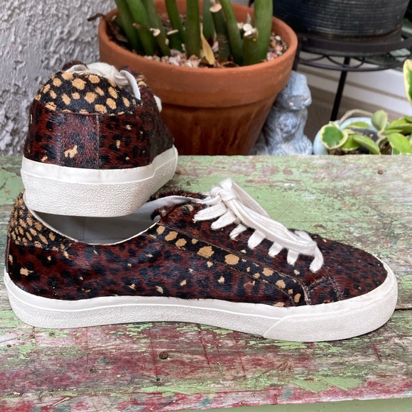 Madewell sidewalk low top calf hair sneakers ☀️ -size 8.5 - Picture 4 of 9